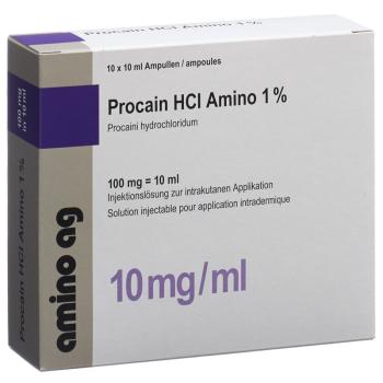 Procaine HCl Amino 100mg/10ml 10amp 10ml